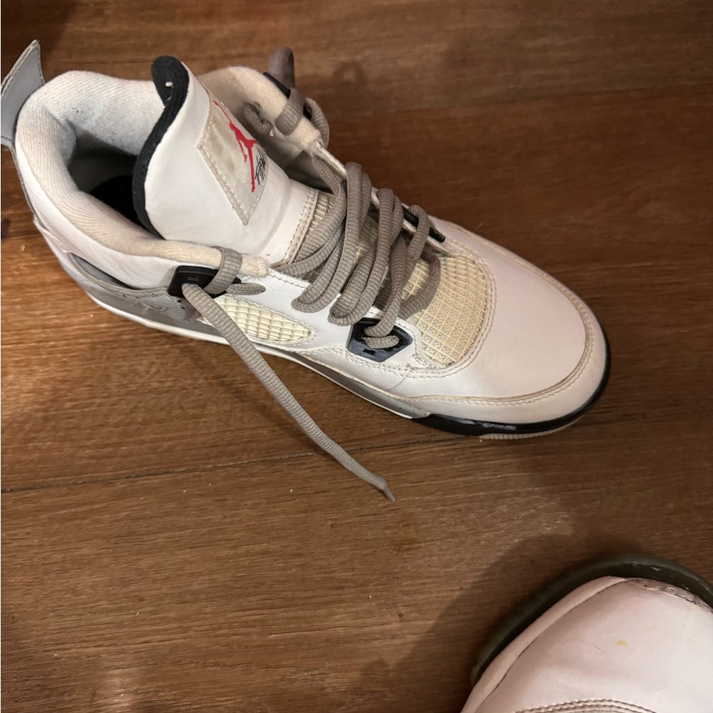 Air Jordan 4 Retro OG BG 2016 Sz. 7Y “White Cement” Sz. 7Y 836016-192 🔥🔥 - Picture 8 of 8